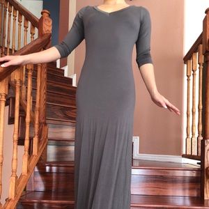Knit maxi dress